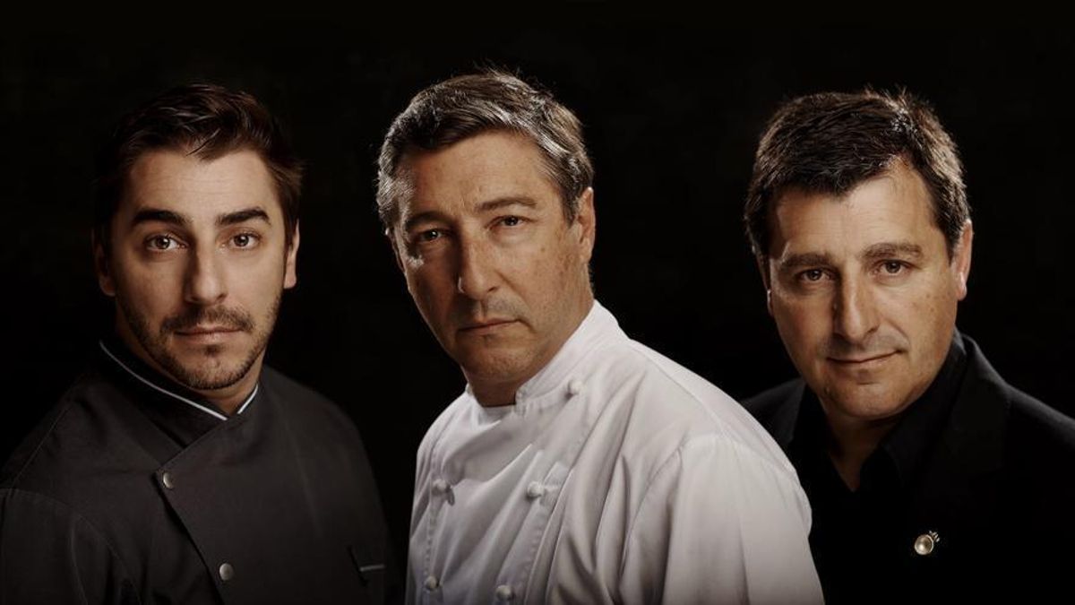 Los hermanos Jordi, Joan y Josep Roca.
