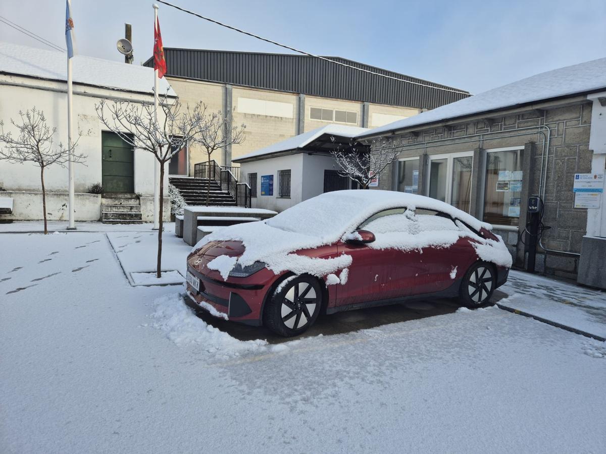 San Xoán de Río, esta mañana.