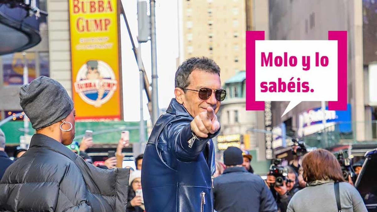 Antonio Banderas con bocadillo Cuore