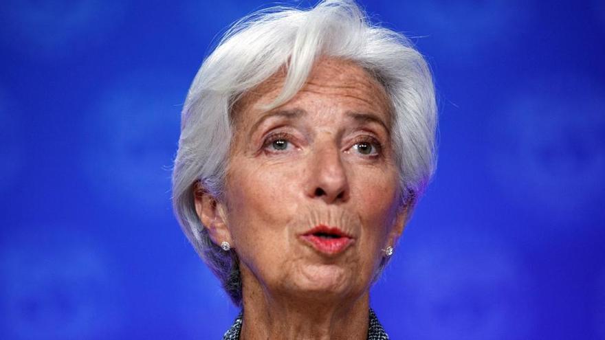 Christine Lagarde, presidenta del Banco Central Europeo.