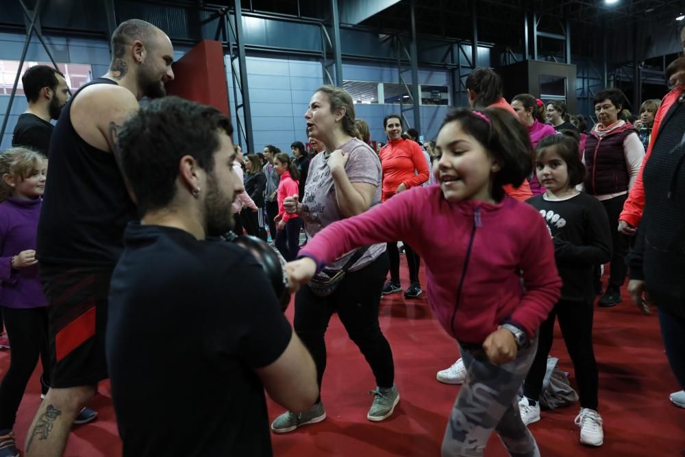 Exhibición en Gijón de krav maga