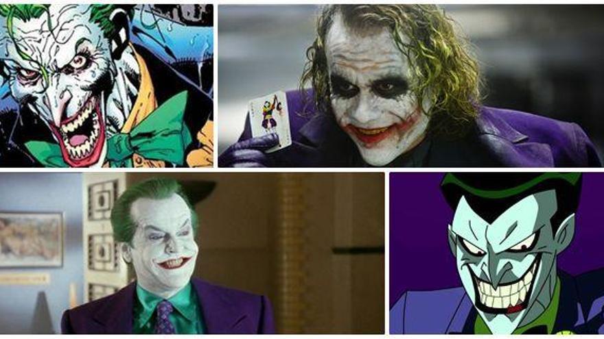 Los diferentes Jokers de la pequeña y de la gran pantalla.