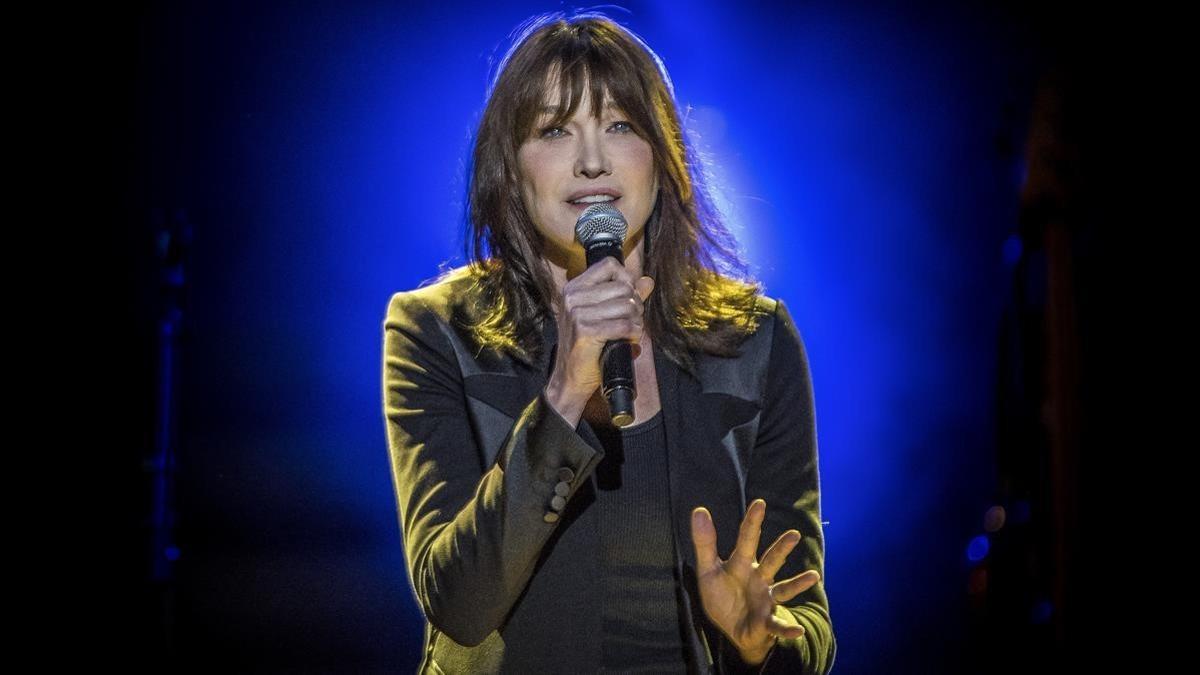 Carla Bruni, en el Palau de la Música