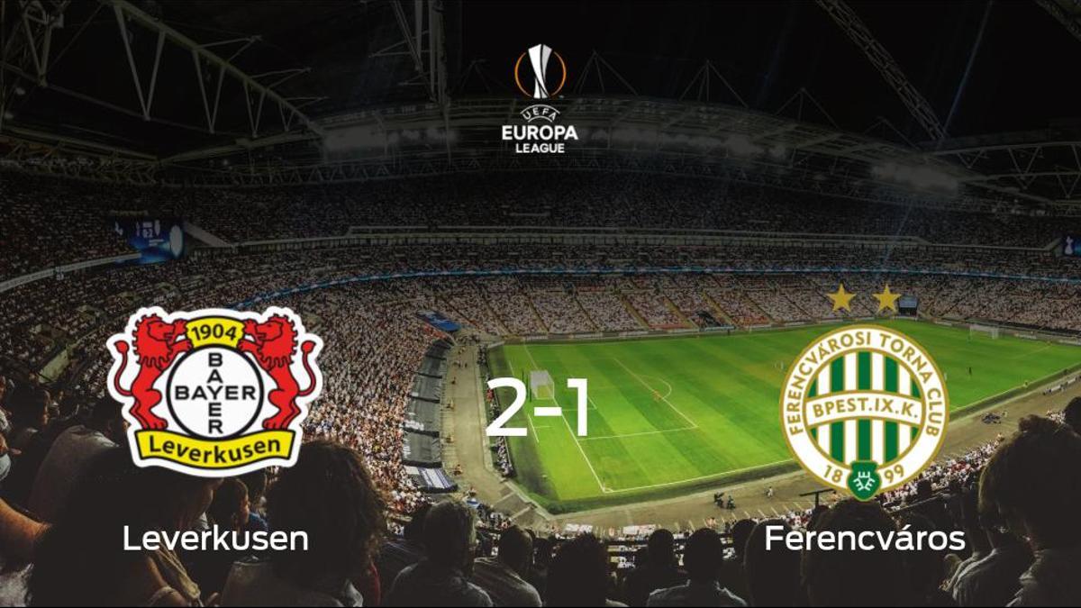 El Bayer Leverkusen vence en casa al Ferencváros por 2-1
