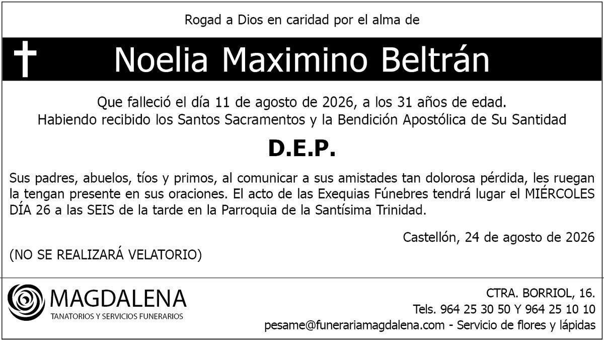 Noelia Maximino Beltrán