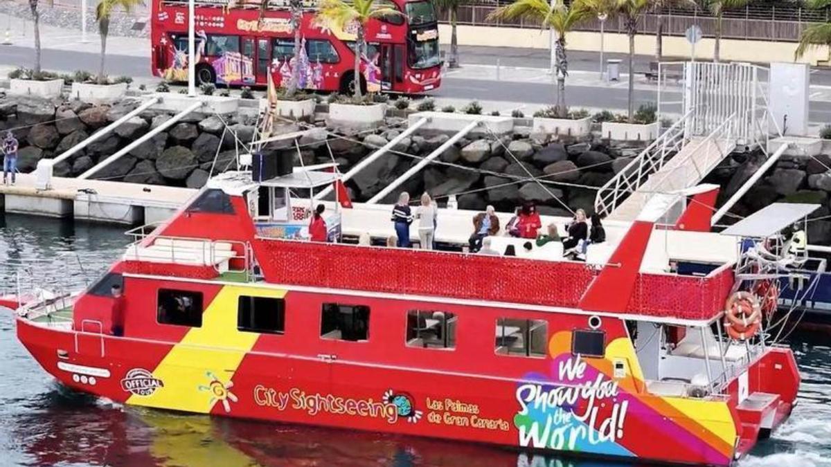 El guiribarco empieza este miércoles dos recorridos diarios por el Puerto de Las Palmas