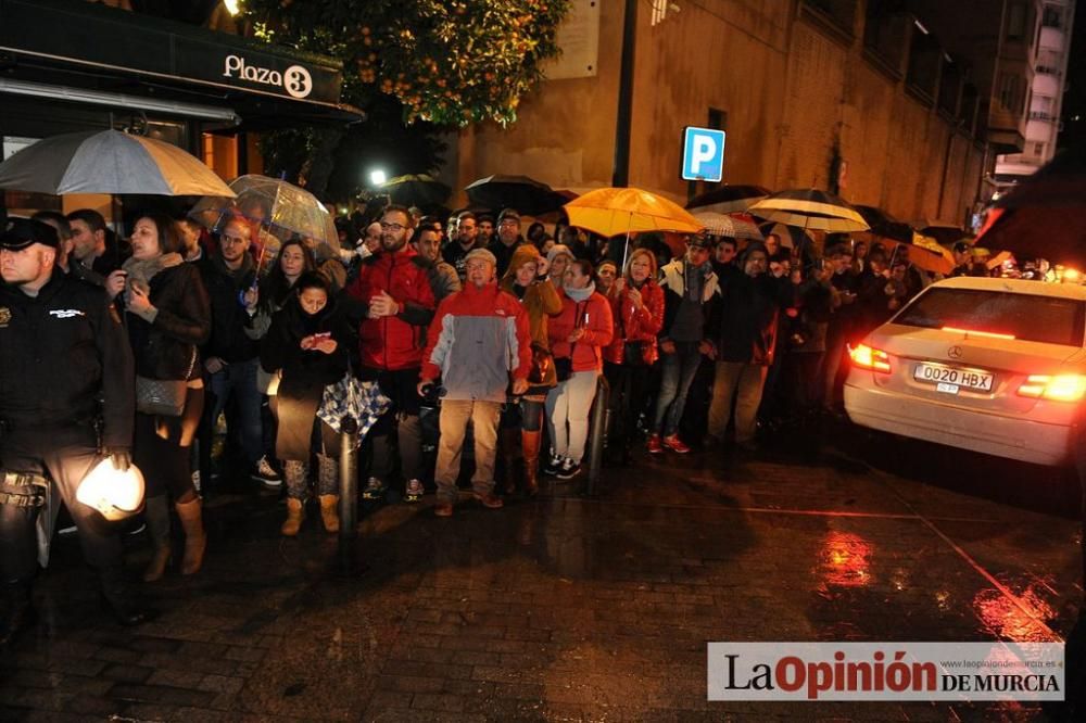 Protesta por la agresión a Andrés Martínez