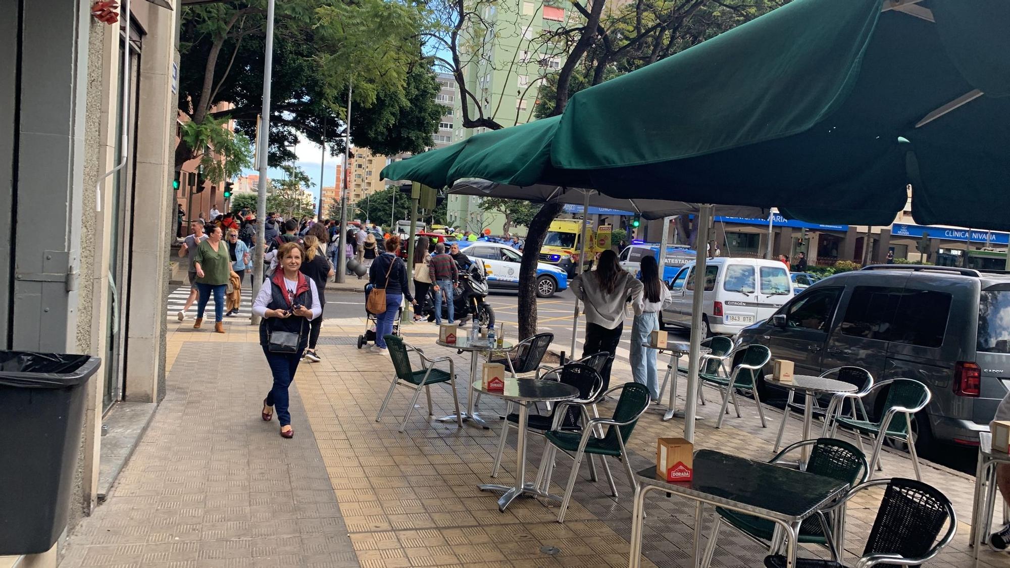 Colisión de dos vehículos en Santa Cruz