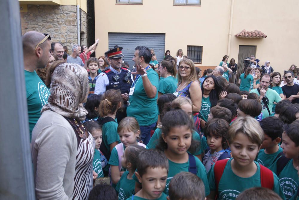 Protesta a Verges per reclamar el nou institut-escola