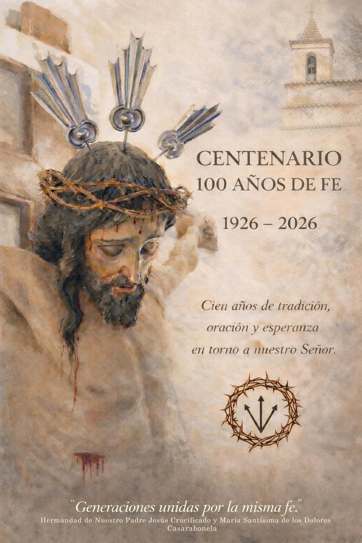 Cartel de los actos del centenario.