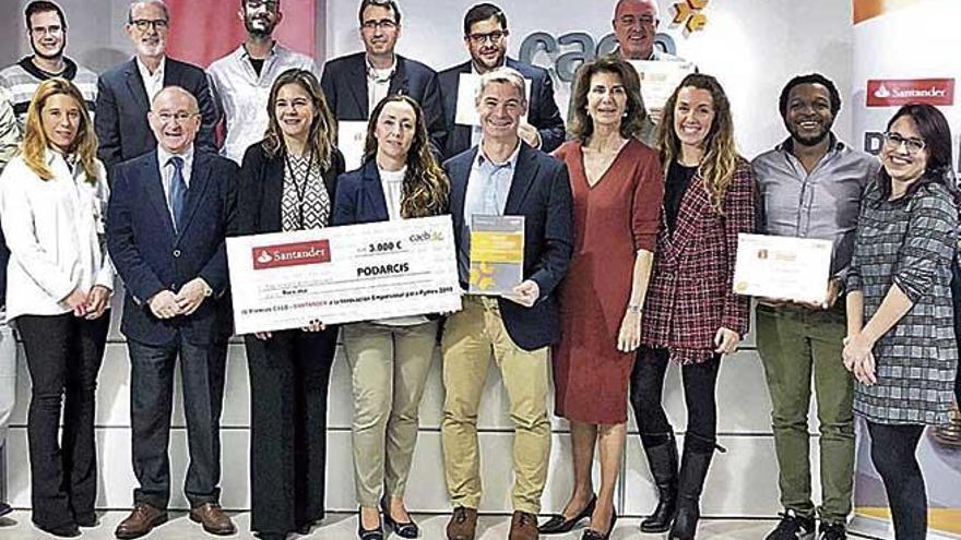 Podarcis, premio CAEB-Santander a la innovación empresarial