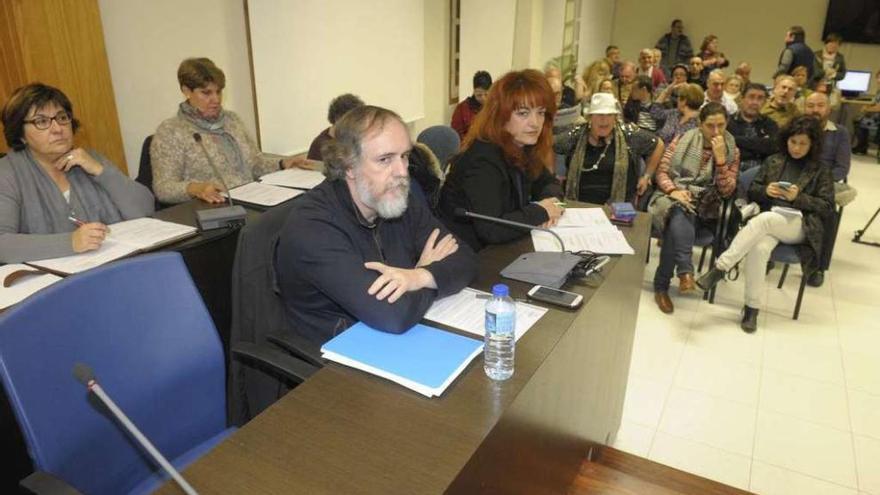 El concejal Jesús Bao, durante un pleno en el Concello de Cambre.