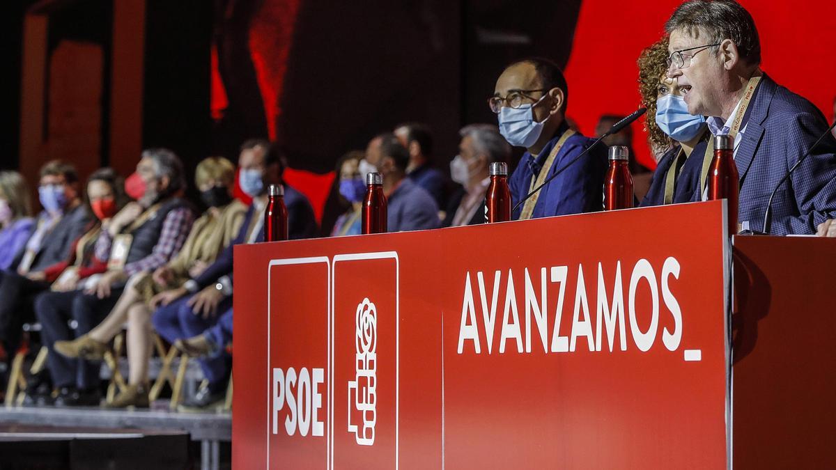 Ximo Puig en la apertura del 40 Congreso Federal del PSOE