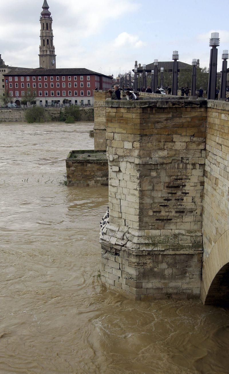 Crecida del Ebro en Zaragoza