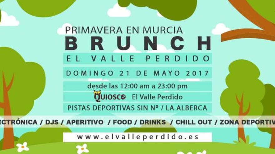 Cartel del festival Brunch en El Valle Perdido.