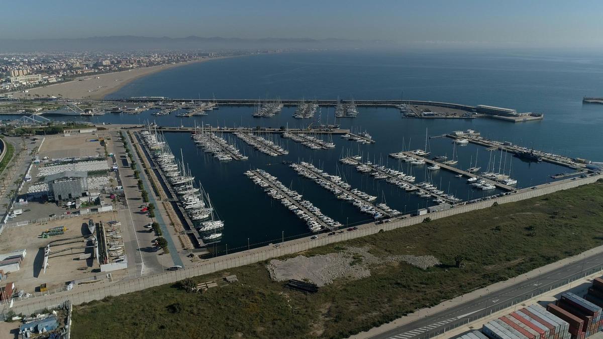 Marina norte de Valencia, en una imagen reciente.