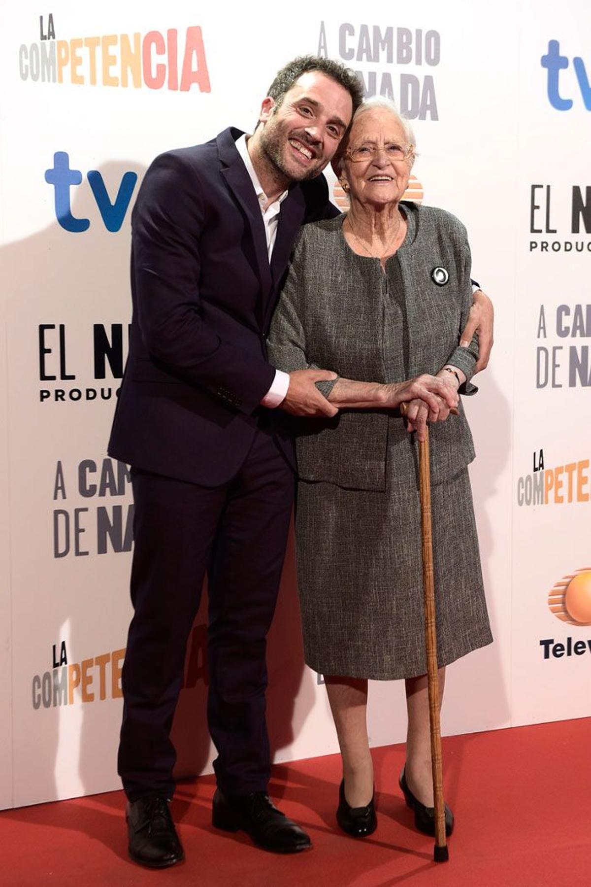 Estreno de 'A cambio de nada', Daniel Guzmán y su abuela