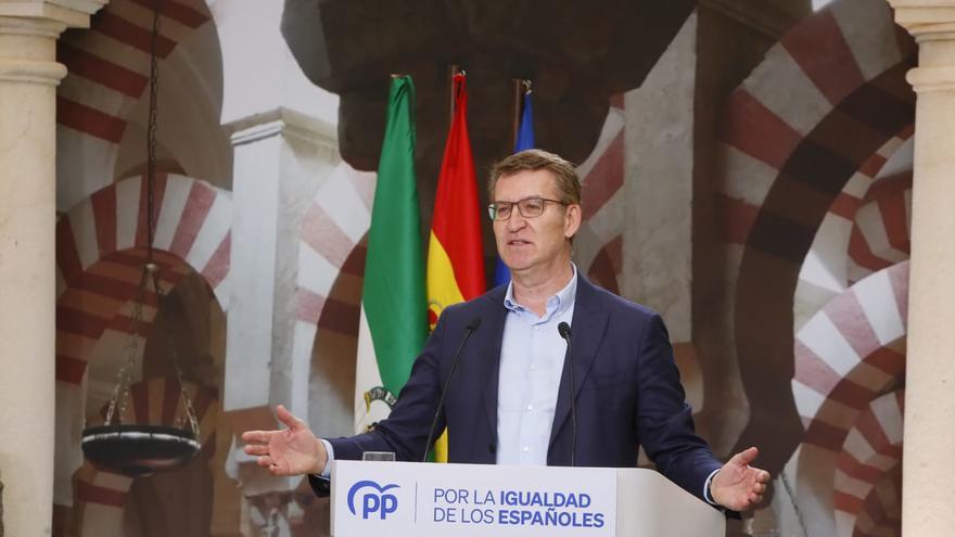 Feijóo sufre un lapsus: “Una mujer presidenta de Extremadura apellidada Gallardo"