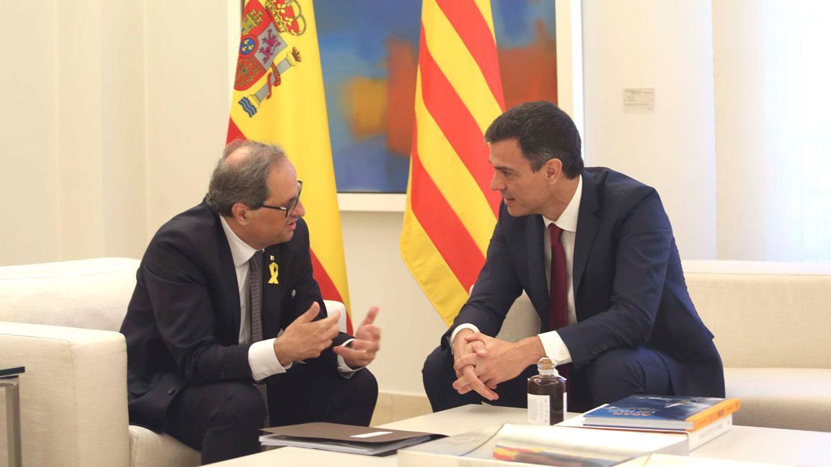 El presidente del Gobierno y el del Govern, en una reunión en Madrid el pasado mes de julio.