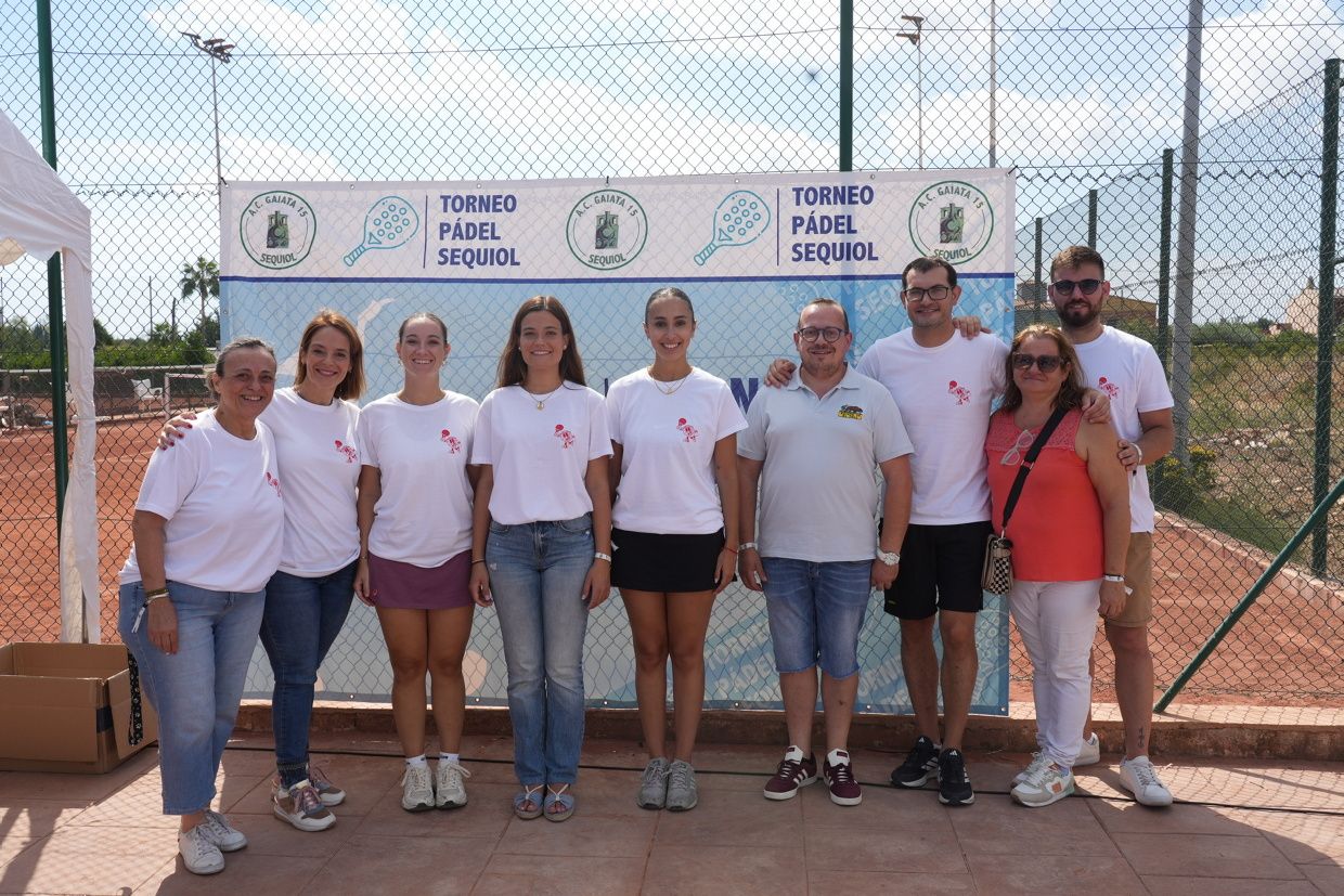 Alta participación en el IV Torneo de Pádel Solidario de la Gaiata Sequiol