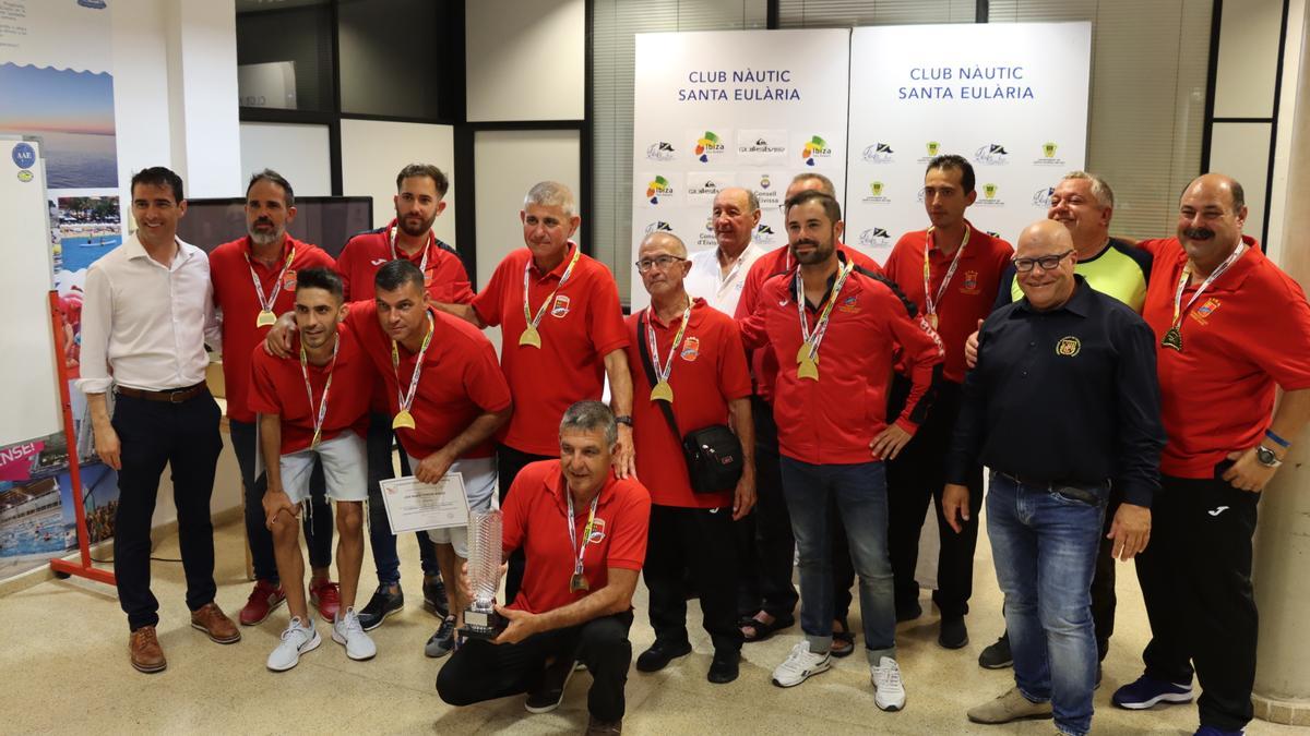 Los primeros clasificados en el campeonato celebrado en Eivissa