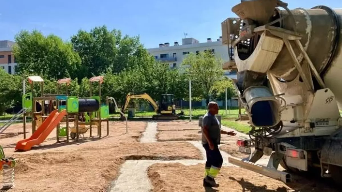 Instal·len una pèrgola climàtica al parc infantil de La Rasa de Sarrià de Ter