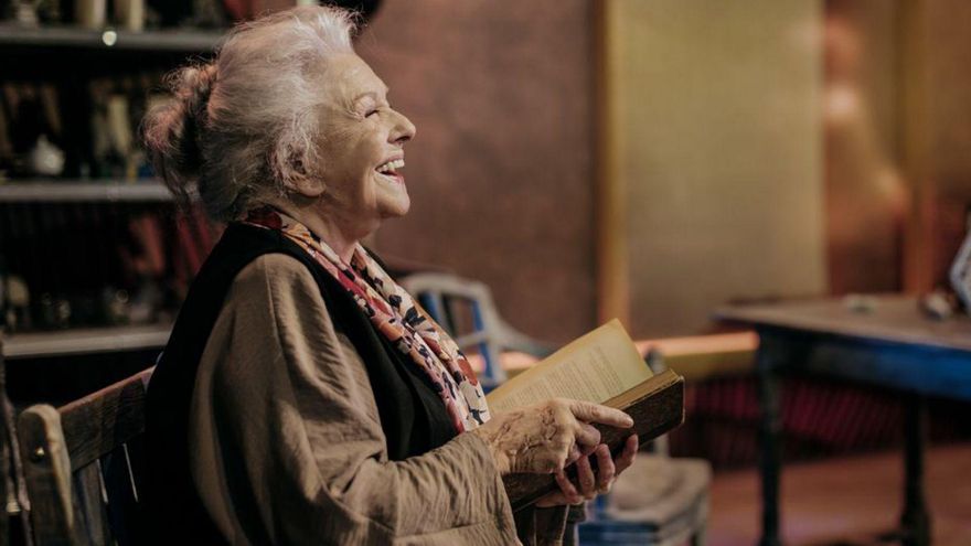 Lola Herrera, durante la interpretación de &quot;Camino a la Meca&quot;.