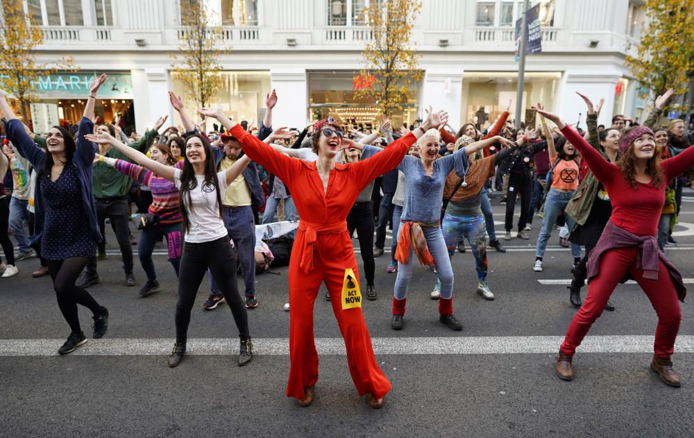 Protesta en Madrid contra el cambio climático