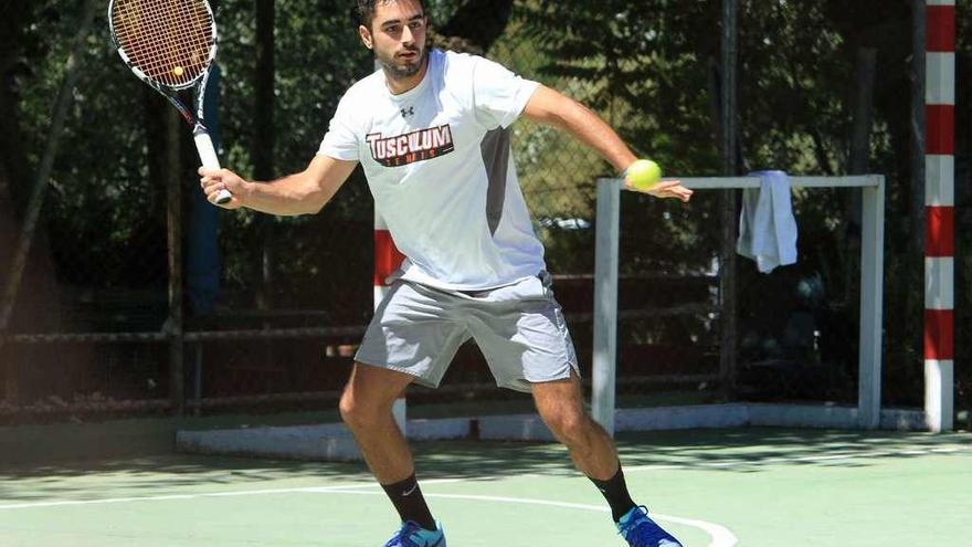 Eduardo Granados durante la final.