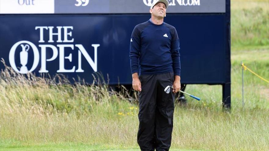 Sergio García se hunde en el British Open y se aleja del líder