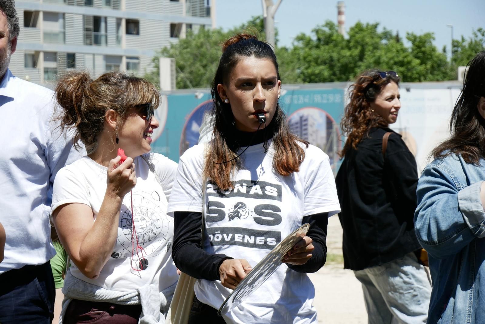 En imágenes | Huelga en las zonas jóvenes de Zaragoza