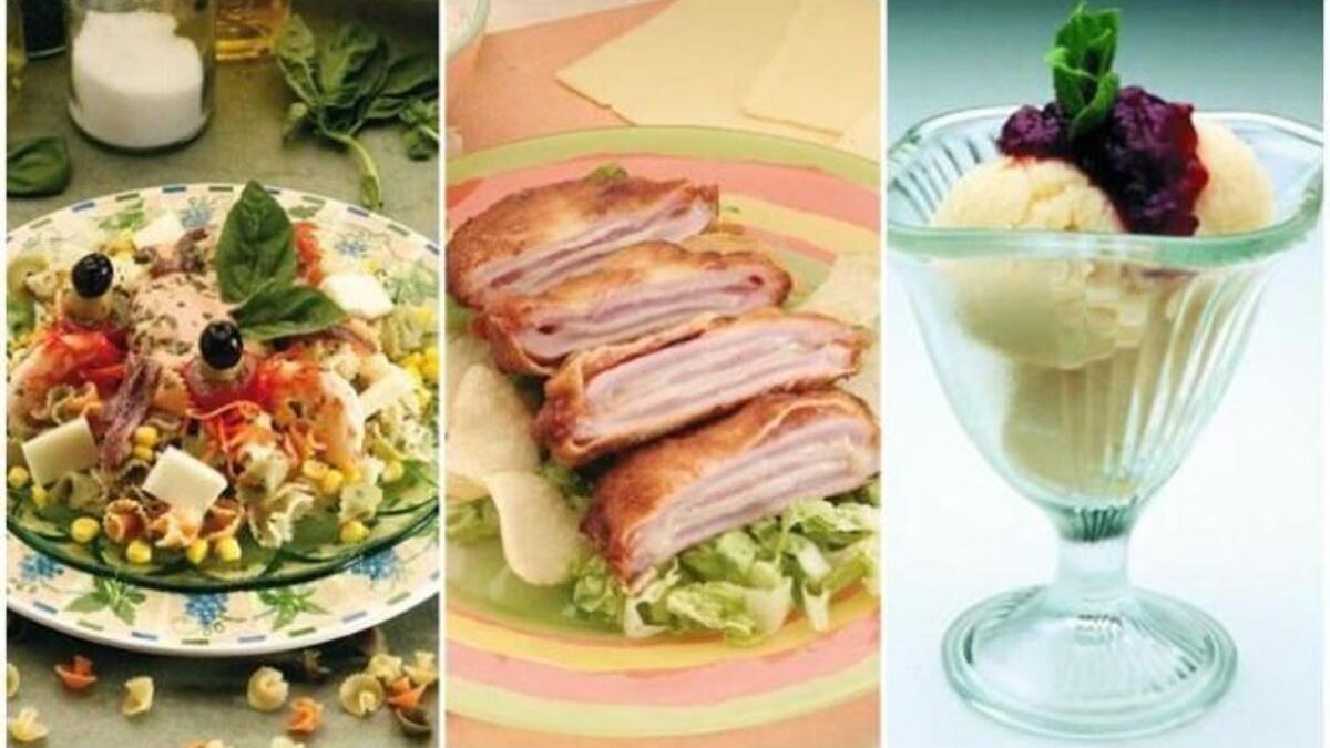 Ensalada de patatas, lomo con jamón y queso y helado de vainilla: tres recetas sanas y deliciosas para este fin de semana