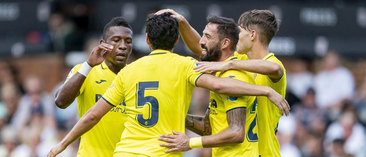 Dani Parejo marcó el gol del Villarreal frente al Fulham.