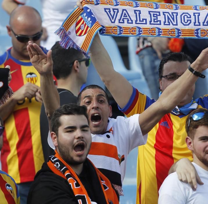 La afición del Valencia no falla en Getafe