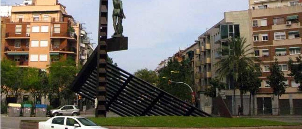 La plaza de la República de Barcelona, antes de Llucmajor.