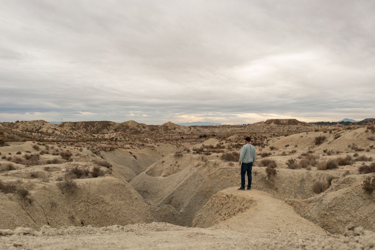 La vista del desierto de Abanilla, una vista increíble