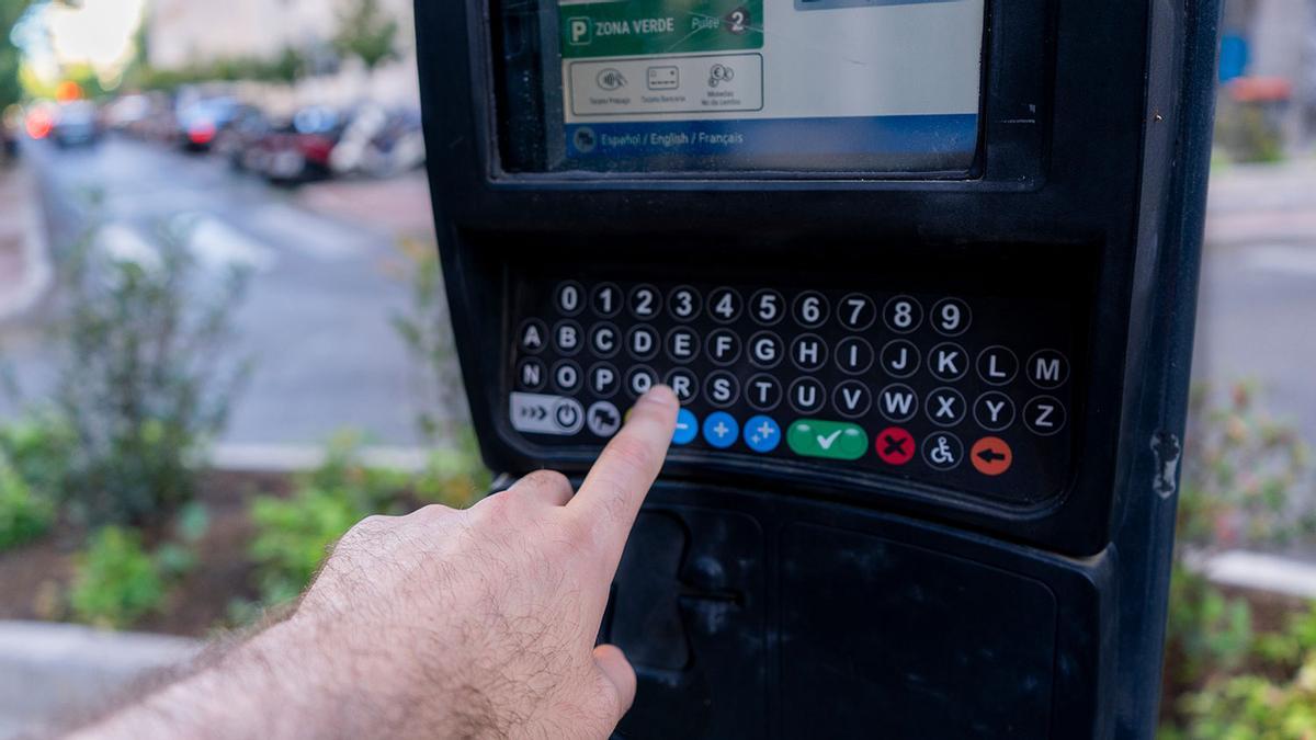 Un parquímetro