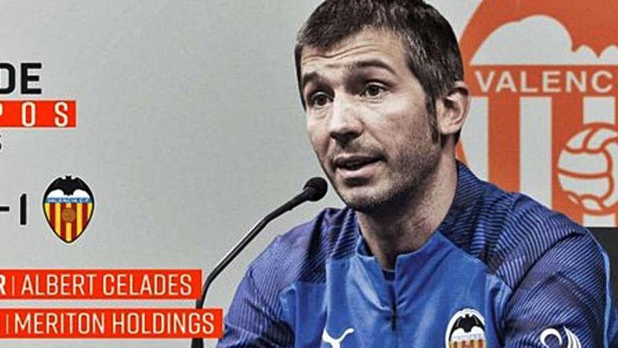 La extraña despedida del Valencia CF a Albert Celades