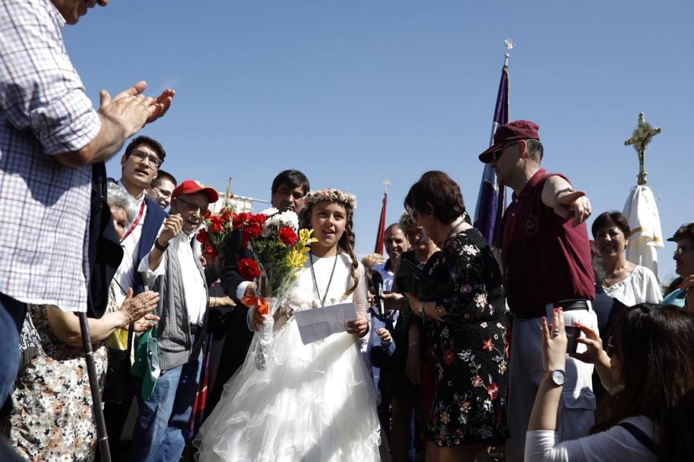 La Virgen de la Concha ya está en La Hiniesta