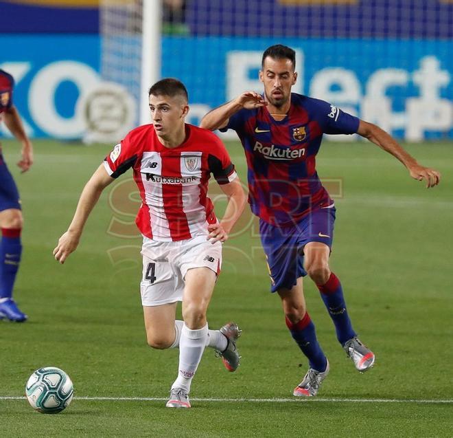 Las mejores imágenes del partido de LaLiga Santander entre el FC Barcelona y el Athletic de Bilbao disputado en el Camp Nou.