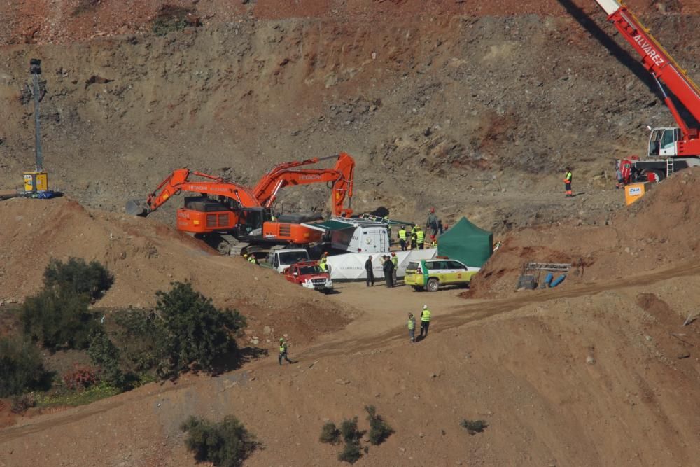 La construcción del túnel de rescate de Julen afronta su última fase