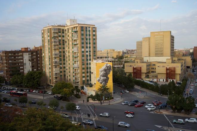 Mural Valencia guerra Ucrania