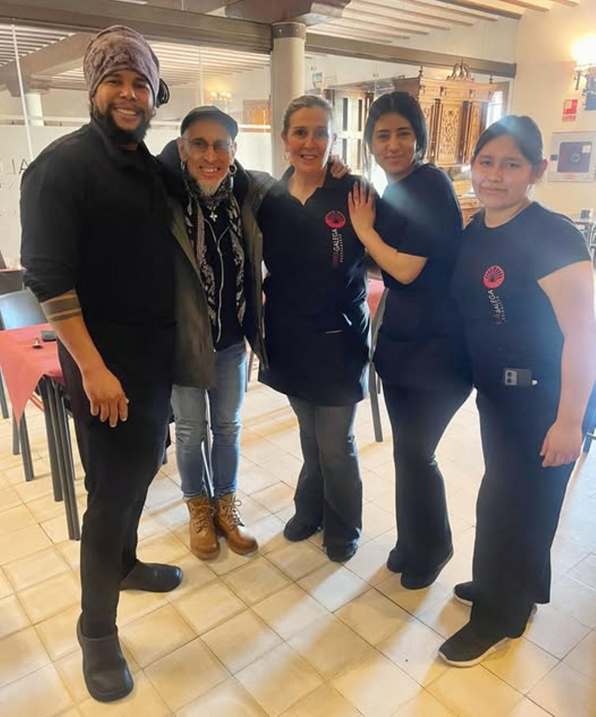 Fito Cabrales en el restuarante Terra Galega