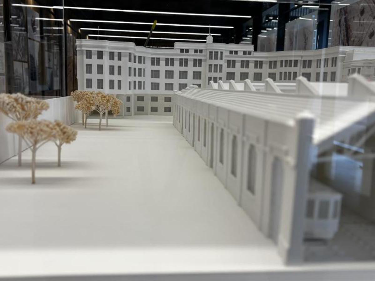 Maqueta de la exposición 'Las Sedes de Metro'