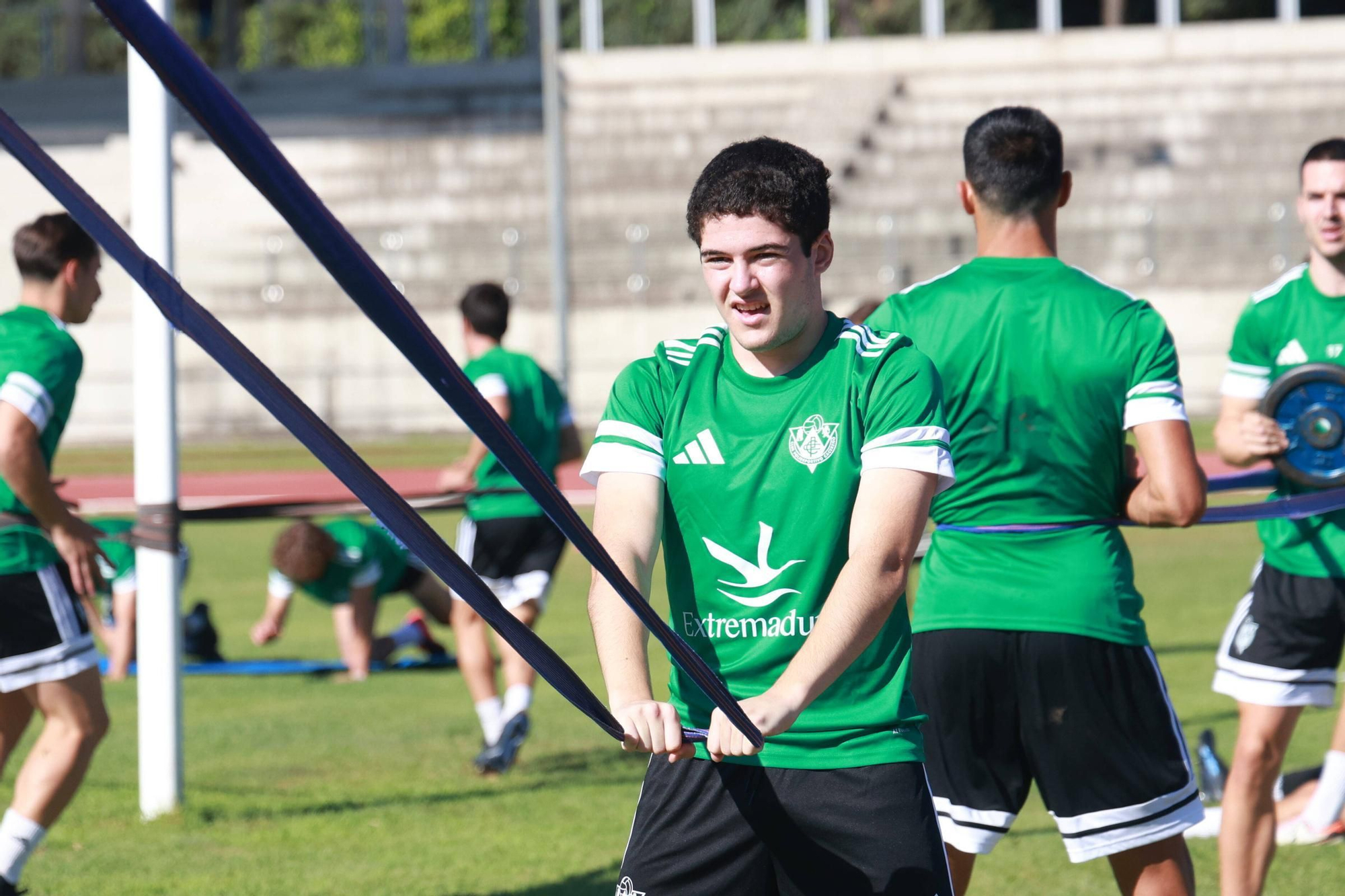 Primer entrenamiento del Cacereño 2025-2026
