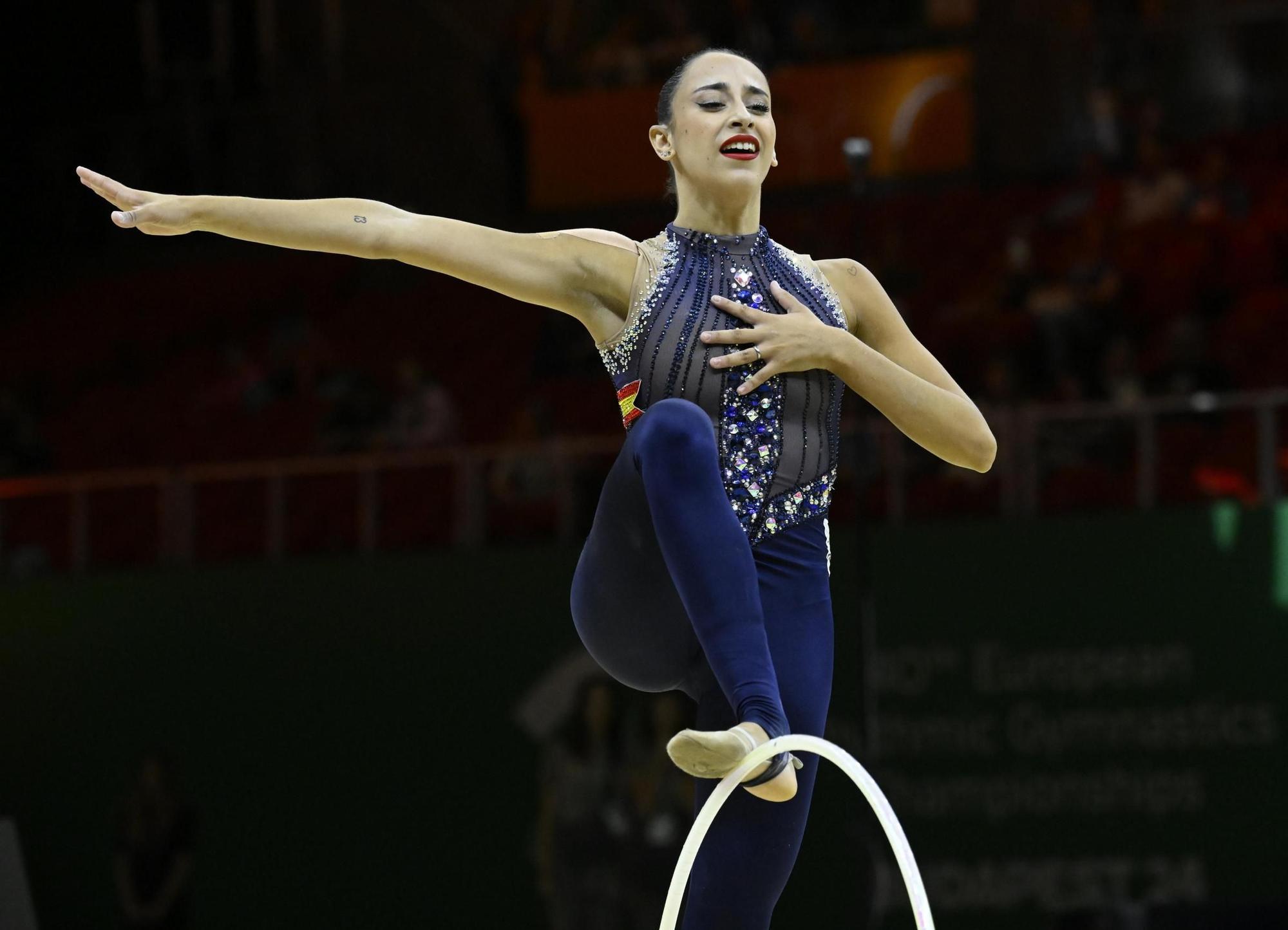 Alba Bautista, durante los Europeos de Budapest de 2023