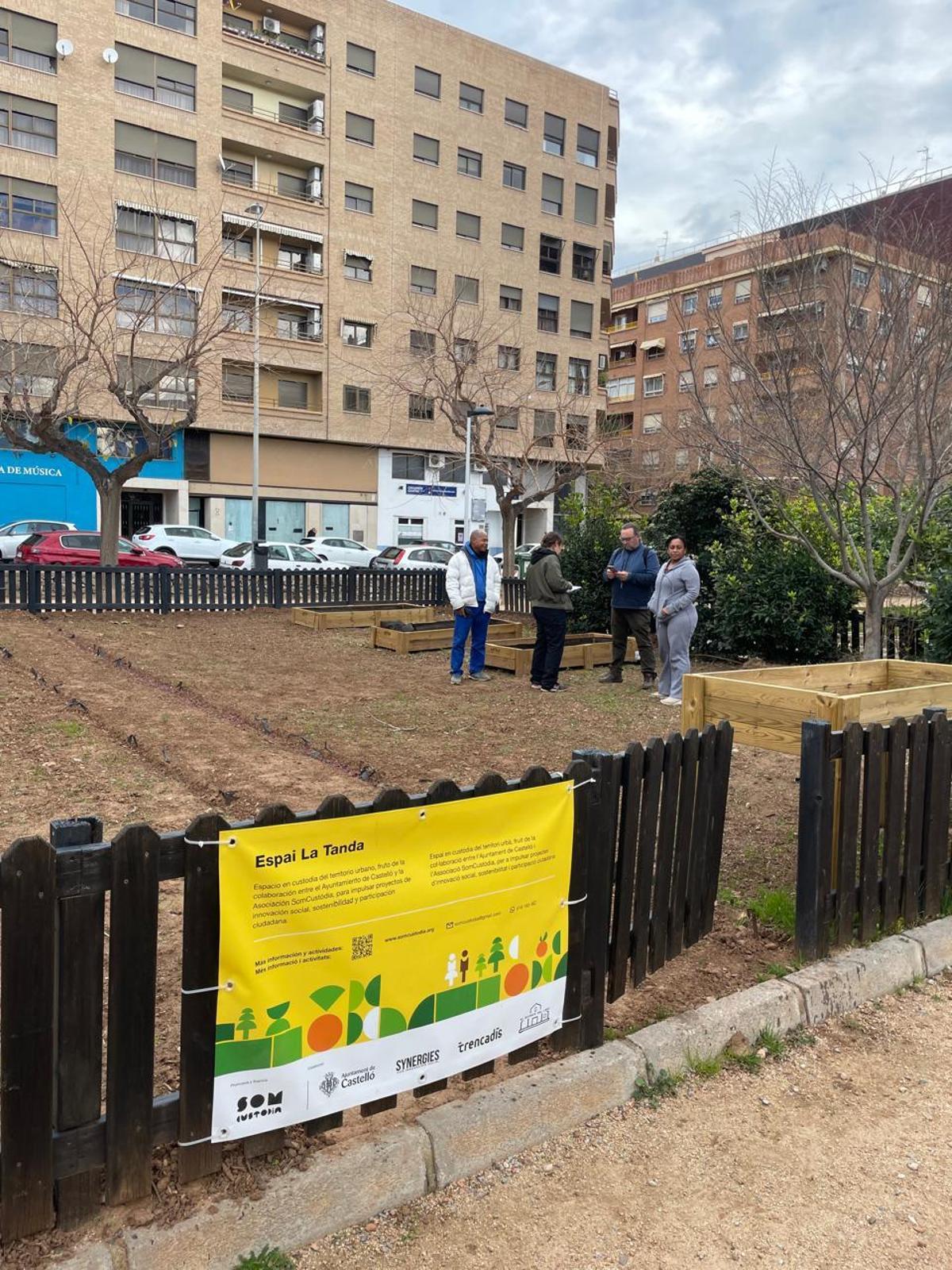 SomCustòdia estrena un nuevo huerto urbanos en Castelló.