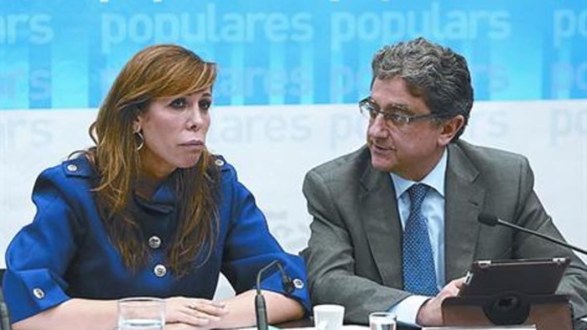 Víctima de espionaje 8 La presidenta del PP de Catalunya, Alicia Sánchez-Camacho, el pasado jueves.