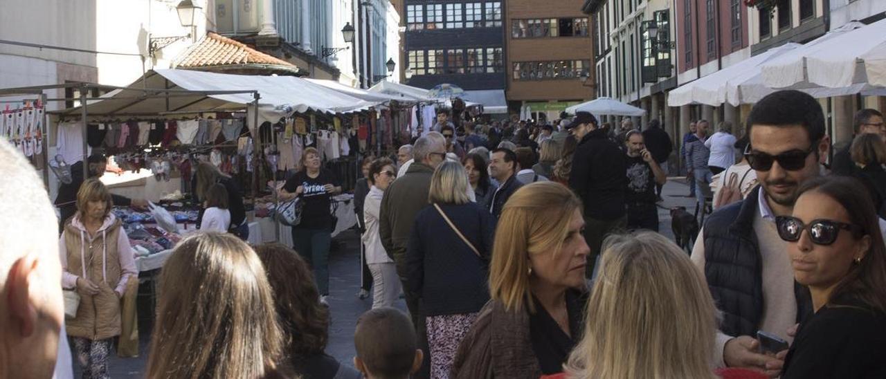 Ambiente en el casco antiguo de Oviedo