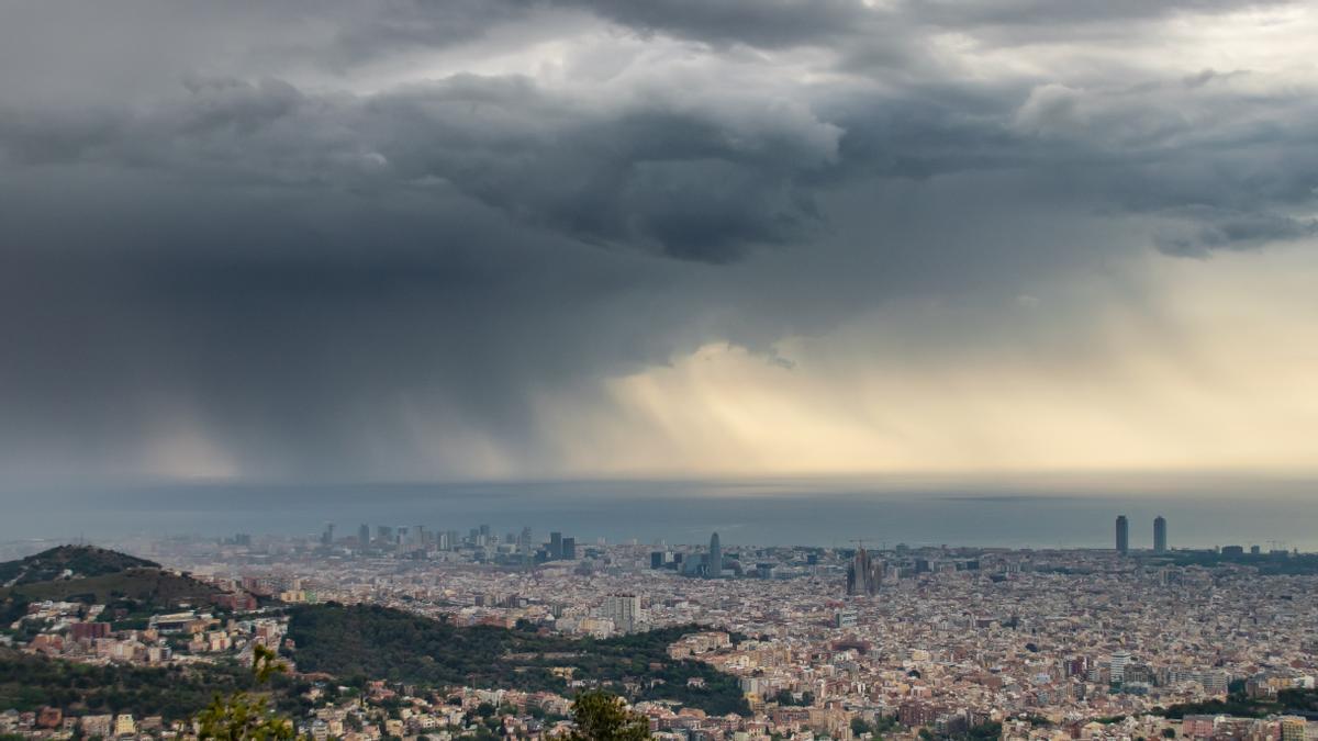 La lluvia llega a Barcelona, el 23 de mayo del 2023